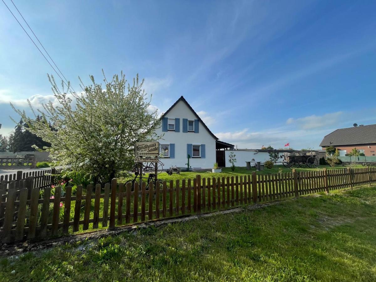 Pension Landhaus An Der Saale Bernburg Dış mekan fotoğraf